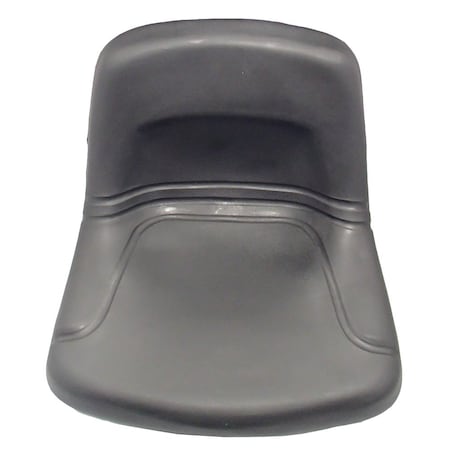 Aftermarket High Back Steel Pan Seat Black Talon Black Vinyl 15500-BK SEQ90-0229